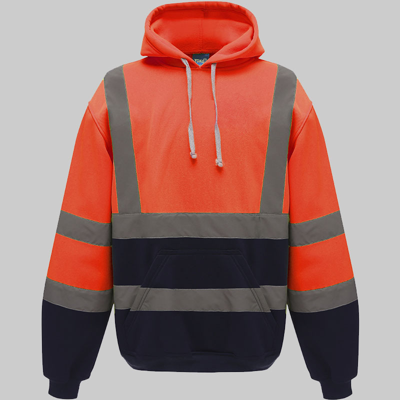 M2YHVK05 - Sweatshirt com capuz de alta visibilidade