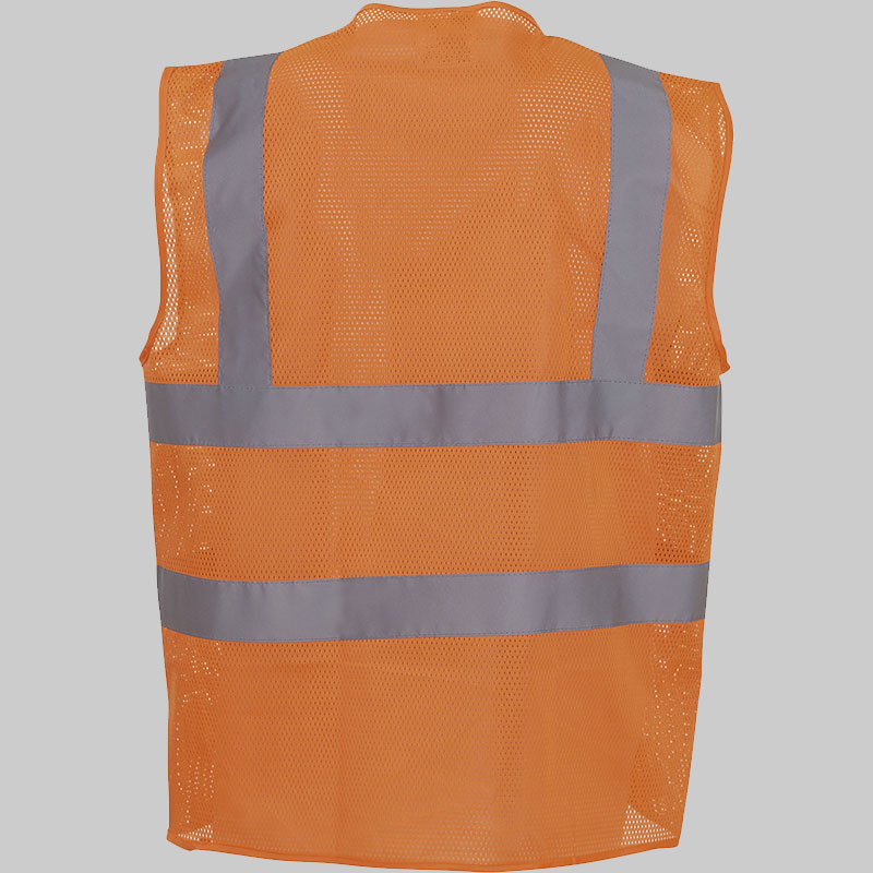 M2YHVW120 - Colete de alta visibilidade de malha perfurada.