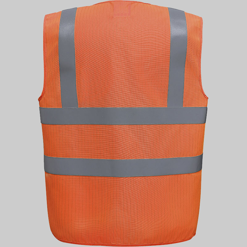 M2YHVW100ASFR - Colete de alta visibilidade ignífugo & anti-estático