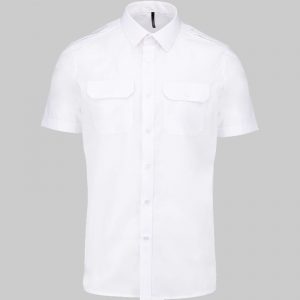 M2K503 - Camisa piloto de homem de manga curta