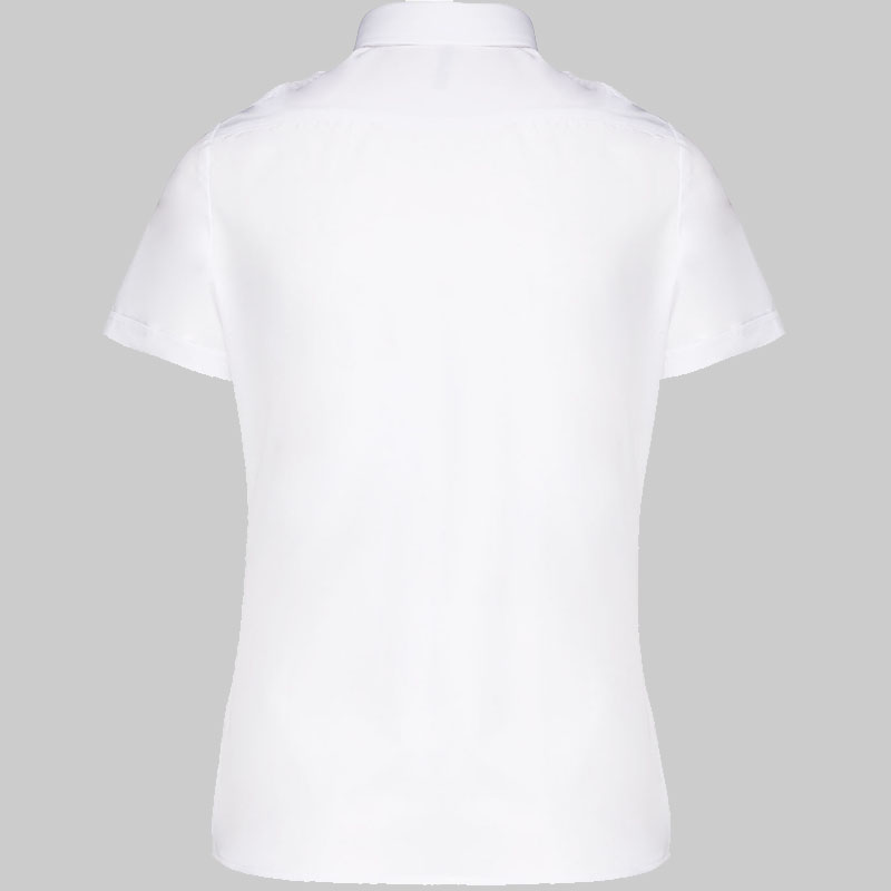 M2K504 - Camisa piloto de senhora de manga curta
