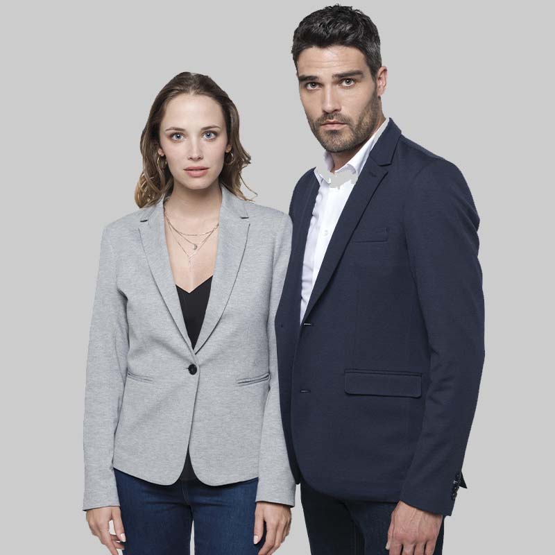 M2K6132 - Blazer em malha de homem