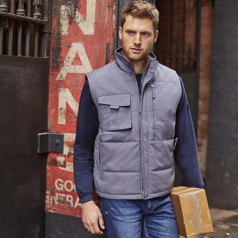 M2RU014M - Colete de trabalho Heavy Duty